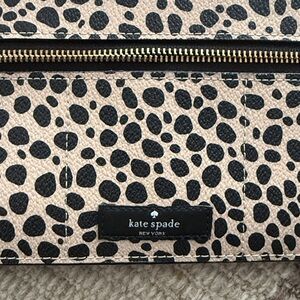 Kate Spade Spotted Black and Tan Jewelry Case